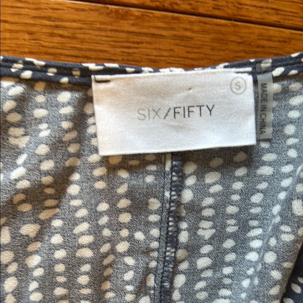 Blue Patterned Blouse - image 4